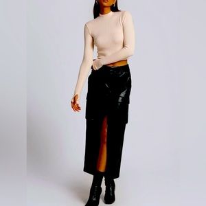 Zara Faux Leather Skirt size medium